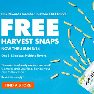Free Harvest Snaps at Big Lots