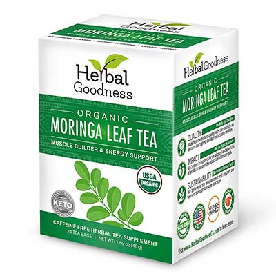 Free Herbal Goodness Moringa Leaf Tea