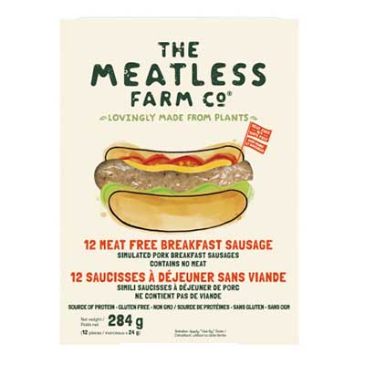 Free Plant-Based Breakfast Sausages