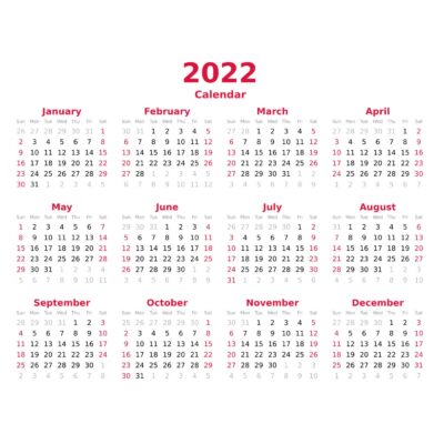Free 2022 Paint the Park Calendar
