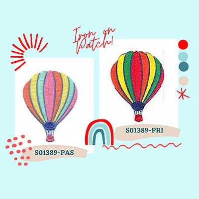 Free Hot Air Balloon Patch (Shipping Fee Applies)