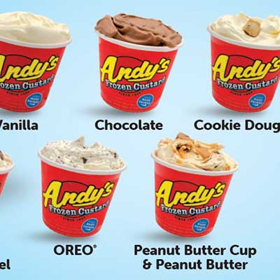 Free Products from Andy’s Frozen Custard