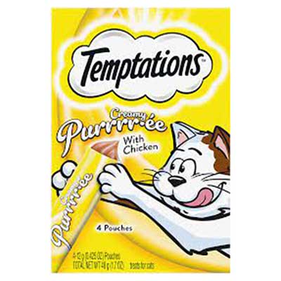 Free Temptations Puree Cat Food (Fetch App)
