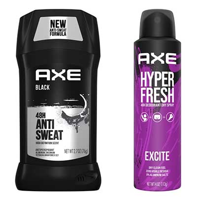 Free Axe Deodorant Spray or Stick (Sampler)