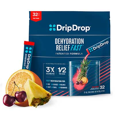 Free DripDrop Electrolyte Drink Mix (Social Media)
