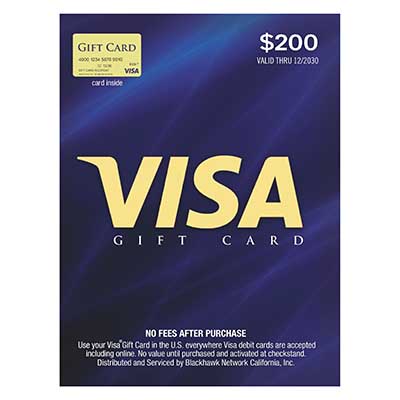 Free $250 Visa Gift Card