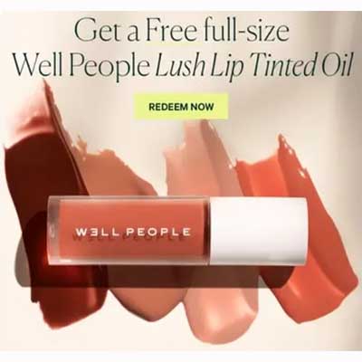 Free Well People Lush Lip Tinted Oil (Social Media)