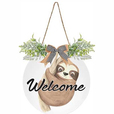 Free Sloth Door Hanger at JCPenney