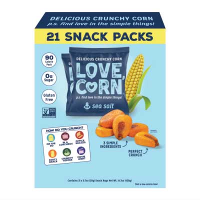 Free Love Corn New Lunchbox Snack (Rebate Offer)